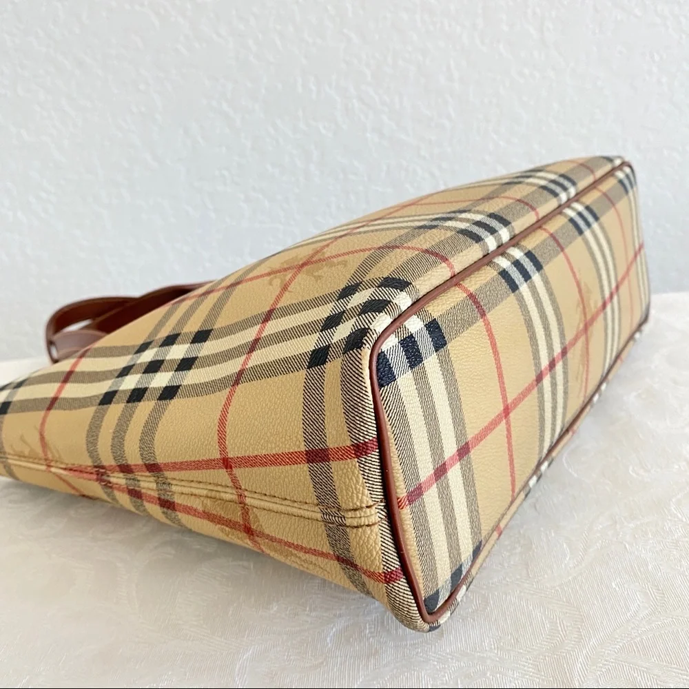 Burberry check tote
